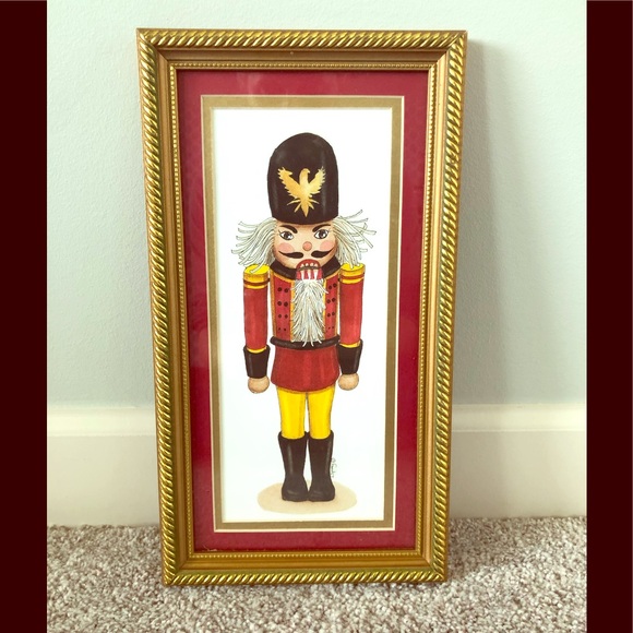 Holiday Custom Frame Christmas Nutcracker Paintingpicture Poshmark